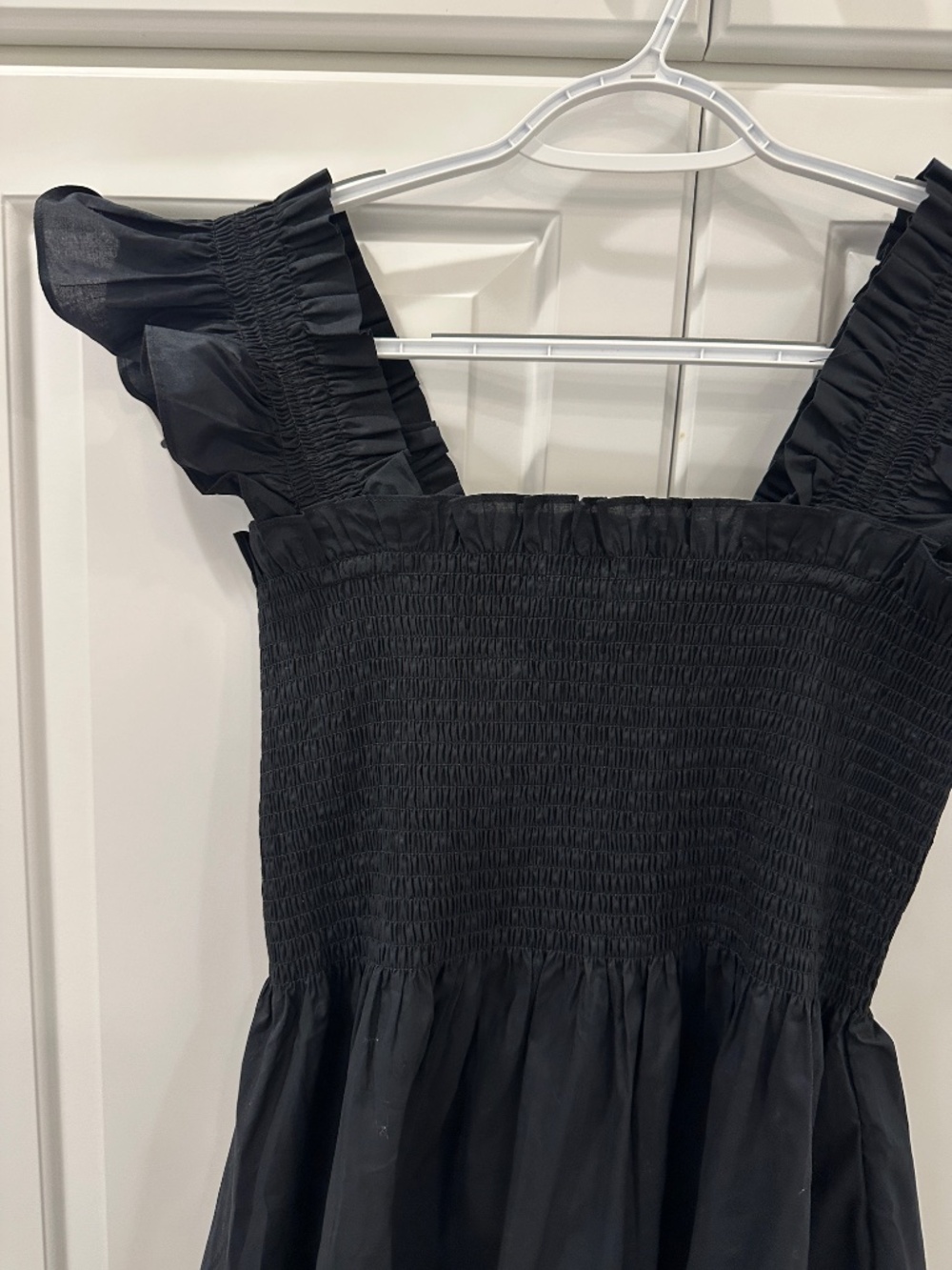 Hill House Black Poplin Elizabeth Nap Dress - Size S - Picture 4 of 7